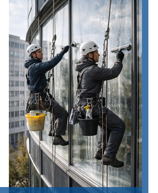 Мойка панорамных окон в Железнодорожном от 359 р. заказать у ВЫСОТНИК-Жлз