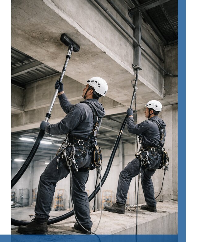 Обеспыливание потолочных конструкций в Железнодорожном от 256 р. |ВЫСОТНИК-Жлз