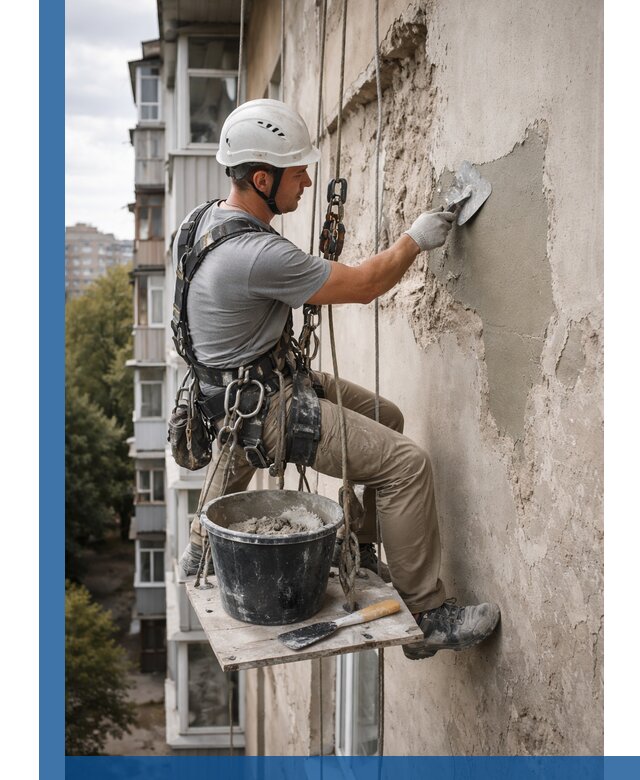 Восстановление фасадной штукатурки в Железнодорожном с гарантией качества