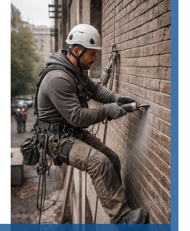 Расшивка кирпичных швов в Железнодорожном от 615 р. | ВЫСОТНИК-Жлз