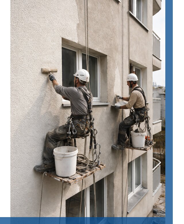 Нанесение короеда на фасад в Железнодорожном от 461 р. | ВЫСОТНИК-Жлз