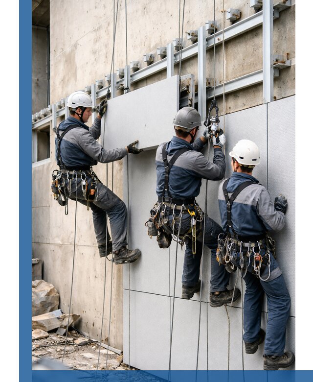 Монтаж вентилируемого фасада в Железнодорожном под ключ с гарантией качества