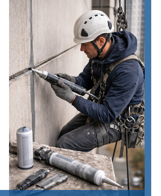 Вторичная герметизация швов в Железнодорожном от 461 р. | ВЫСОТНИК-Жлз