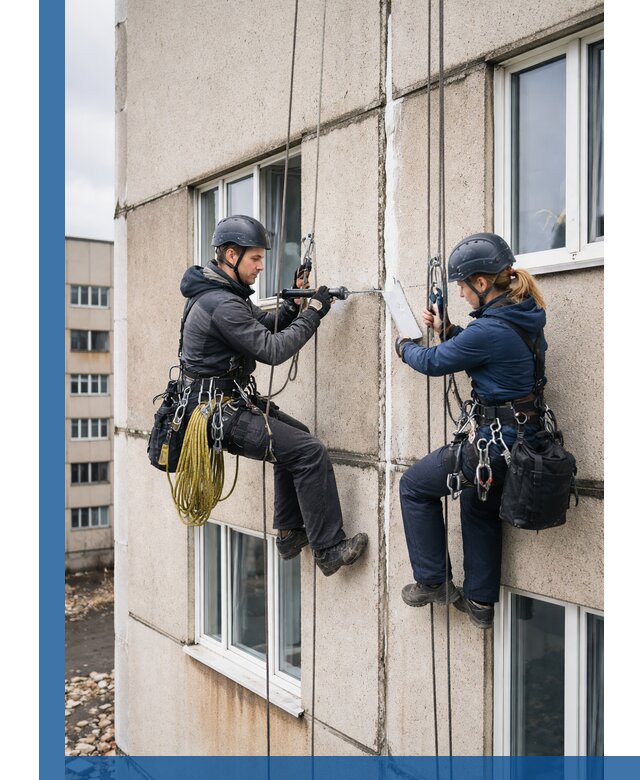 Герметизация межпанельных швов тёплым швом в Железнодорожном