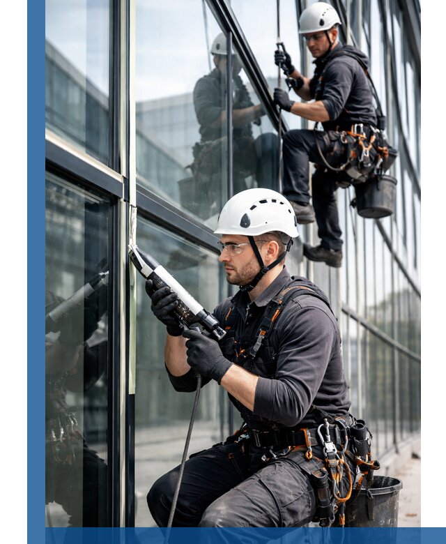 Герметизация витражных швов в Железнодорожном для зданий и фасадов