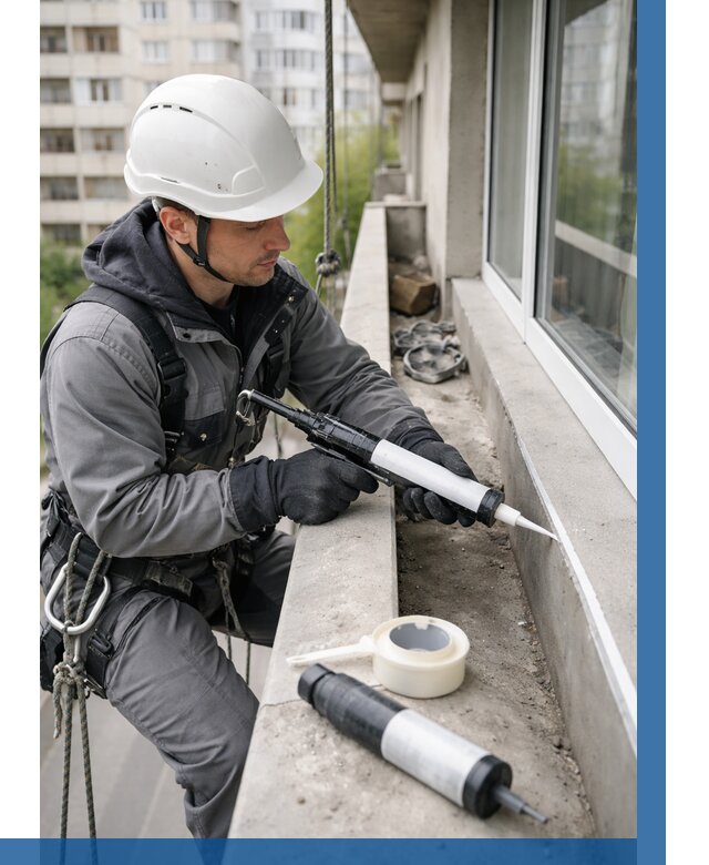 Герметизация швов лоджии в Железнодорожном от 4614 р. | ВЫСОТНИК-Жлз