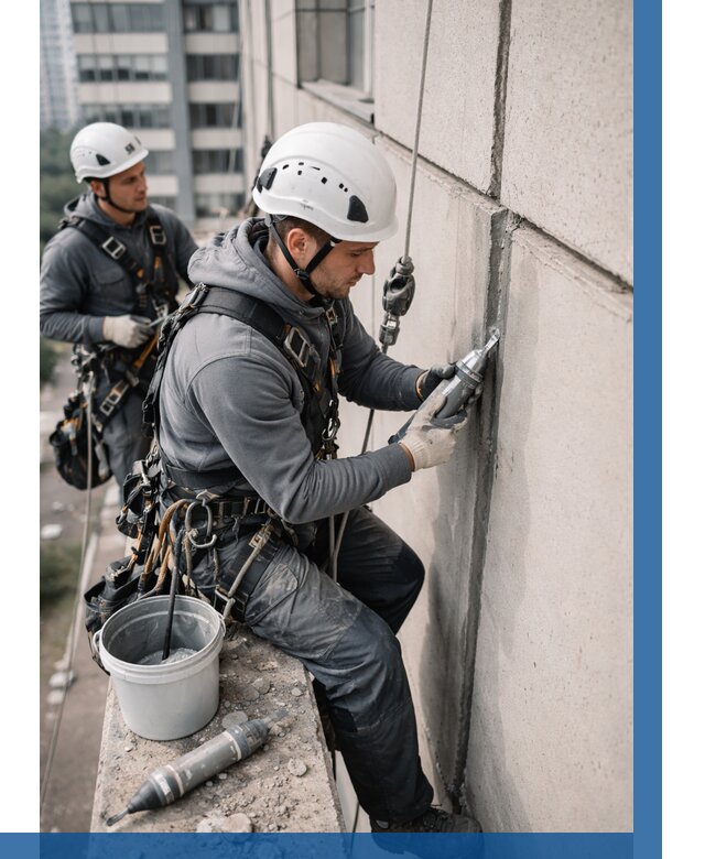 Ремонт деформационных швов здания в Железнодорожном от 1025 р. | ВЫСОТНИК-Жлз