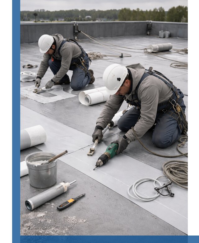 Ремонт мембранной кровли в Железнодорожном качественно и с гарантией