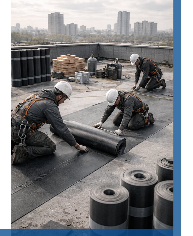 Монтаж мягкой кровли под ключ в Железнодорожном от 461 р. | ВЫСОТНИК-Жлз