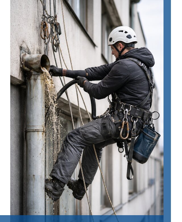 Прочистка водосточных труб в Железнодорожном от 3589 р. | ВЫСОТНИК-Жлз