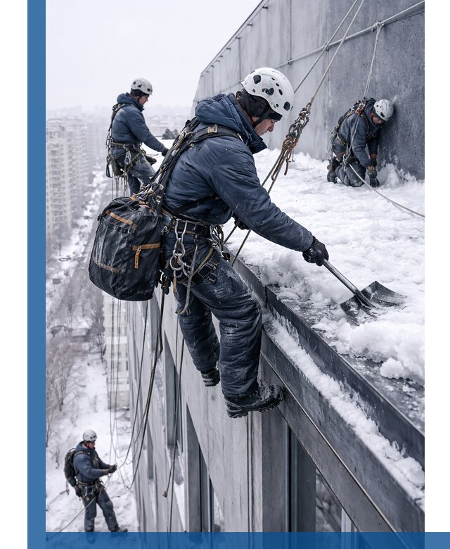 Абонентское обслуживание кровли зимой в Железнодорожном регулярный уход