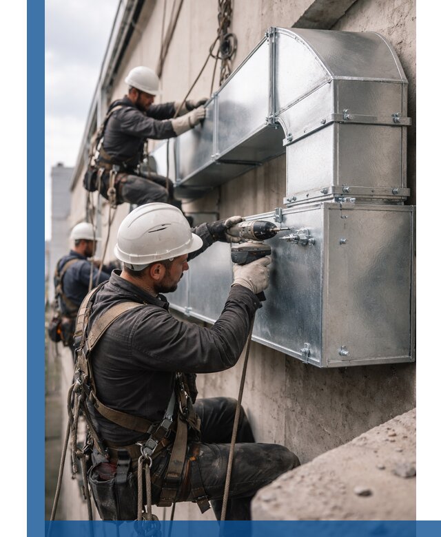 Профессиональный монтаж вентиляционных коробов в Железнодорожном под ключ