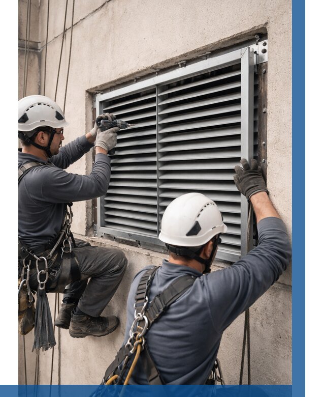 Монтаж вентиляционных решеток в Железнодорожном от 4614 р. | ВЫСОТНИК-Жлз