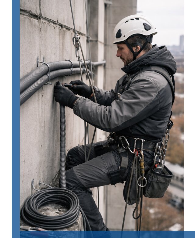 Профессиональный монтаж гофры для кабеля в Железнодорожном с гарантией