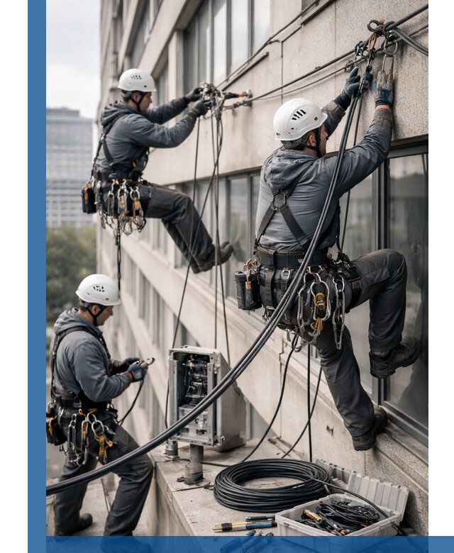 Прокладка оптоволоконного кабеля в Железнодорожном под ключ с тестированием