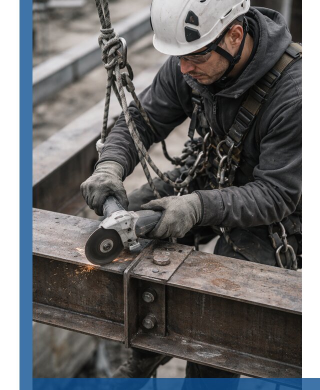 Резка металла на высоте в Железнодорожном для зданий и конструкций