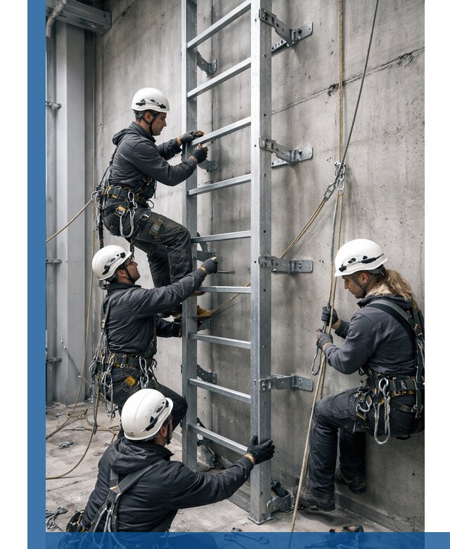 Монтаж металлических лестниц в Железнодорожном под ключ со гарантией