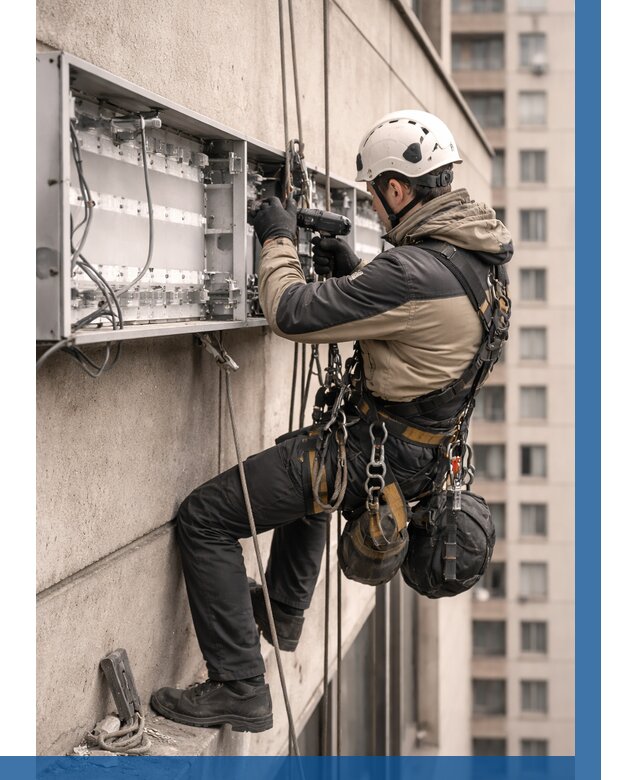 Ремонт вывески на высоте в Железнодорожном от 4614 р. | ВЫСОТНИК-Жлз