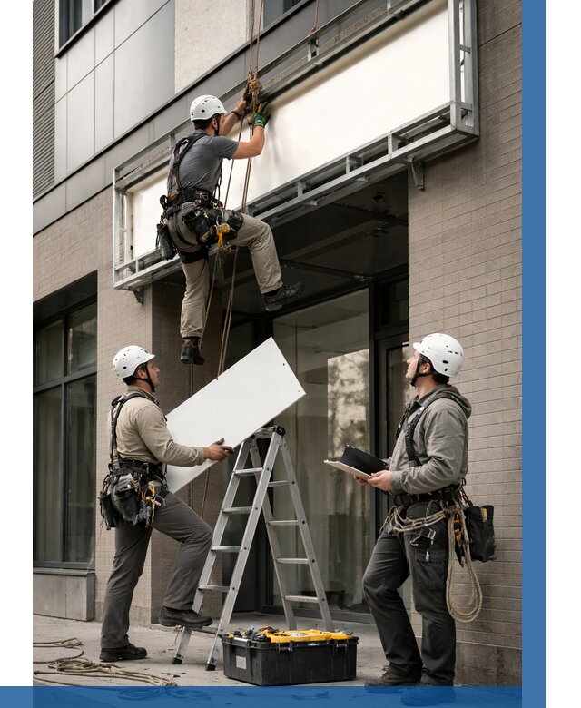 Монтаж светового короба в Железнодорожном от 6665 р. | ВЫСОТНИК-Жлз