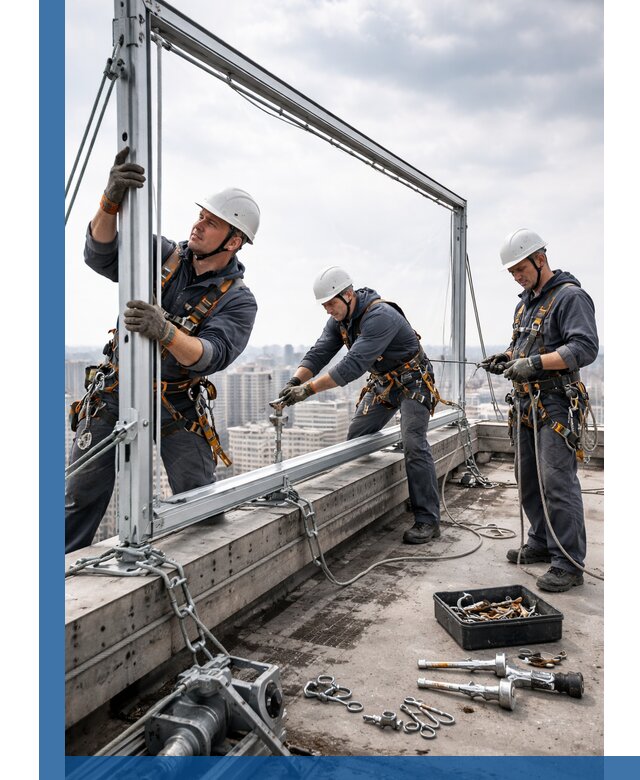 Монтаж крышных рекламных конструкций под ключ в Железнодорожном