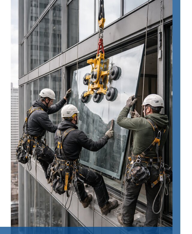 Фасадное остекление зданий под ключ в Железнодорожном от 10254 р. | ВЫСОТНИК-Жлз