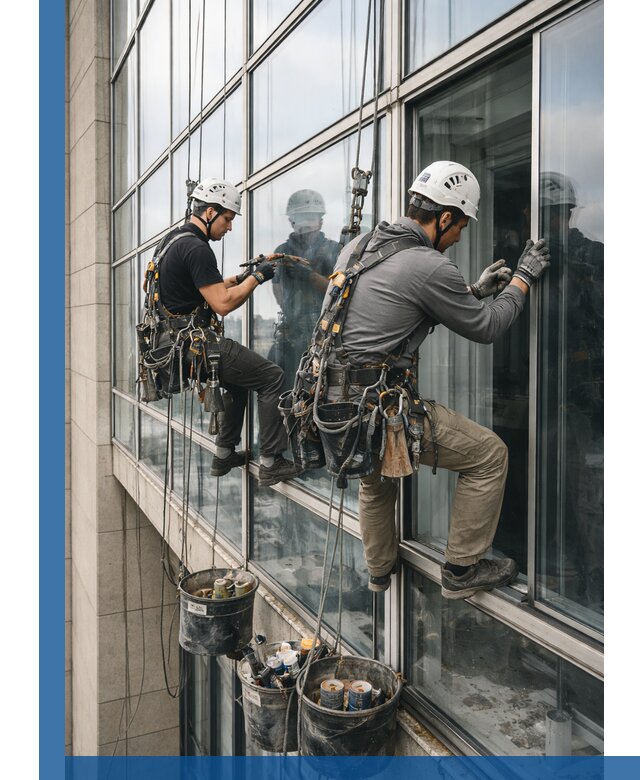 Ремонт витражных конструкций и фасадного остекления в Железнодорожном