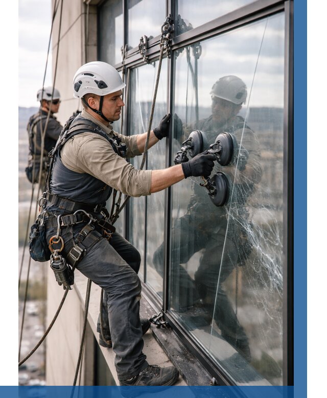 Замена стекла в витраже в Железнодорожном под ключ от 8716 р. | ВЫСОТНИК-Жлз