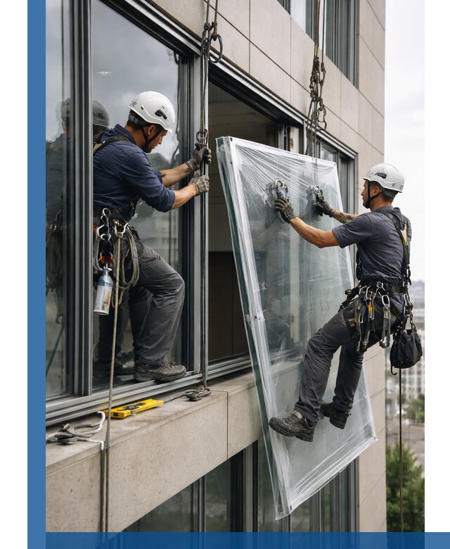 Профессиональная замена стекла в витраже в Железнодорожном с гарантией