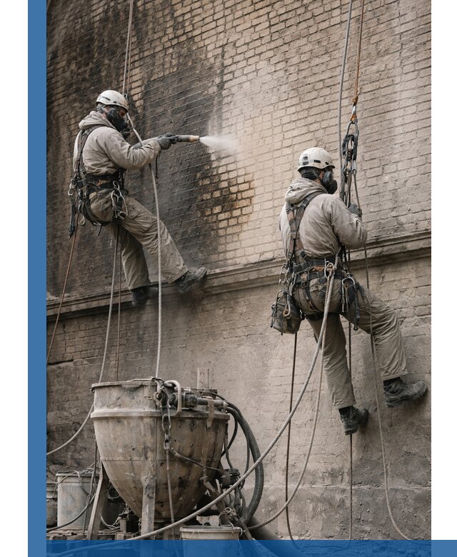 Пескоструйная очистка фасадов в Железнодорожном профессионально