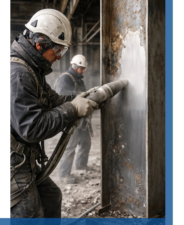 Удаление старой краски с металла в Железнодорожном от 461 р. | ВЫСОТНИК-Жлз