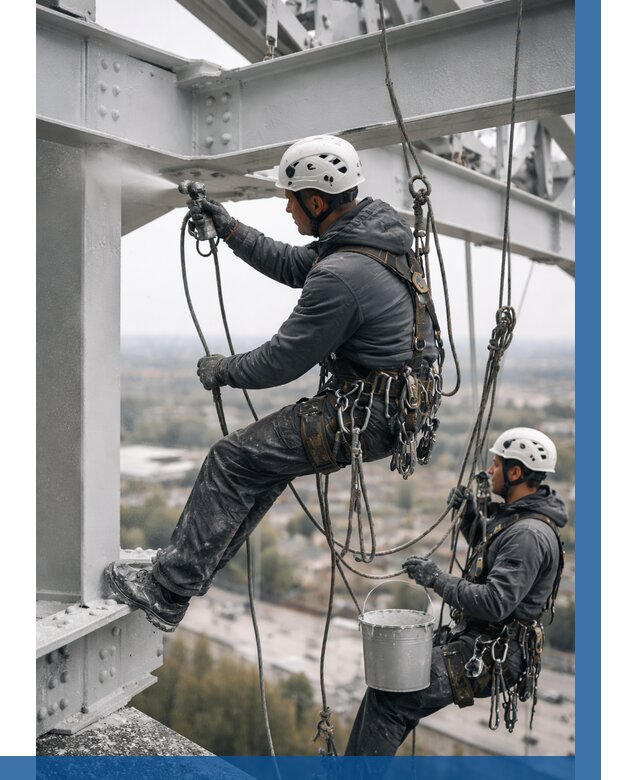 Покраска металлоконструкций на высоте в Железнодорожном 359 р |ВЫСОТНИК-Жлз