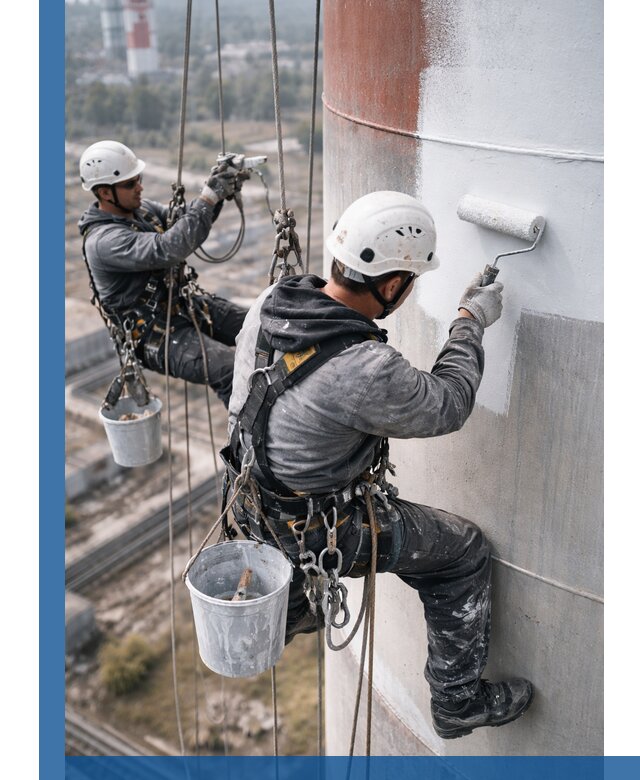 Покраска дымовых труб в Железнодорожном: антикоррозийная защита и восстановление