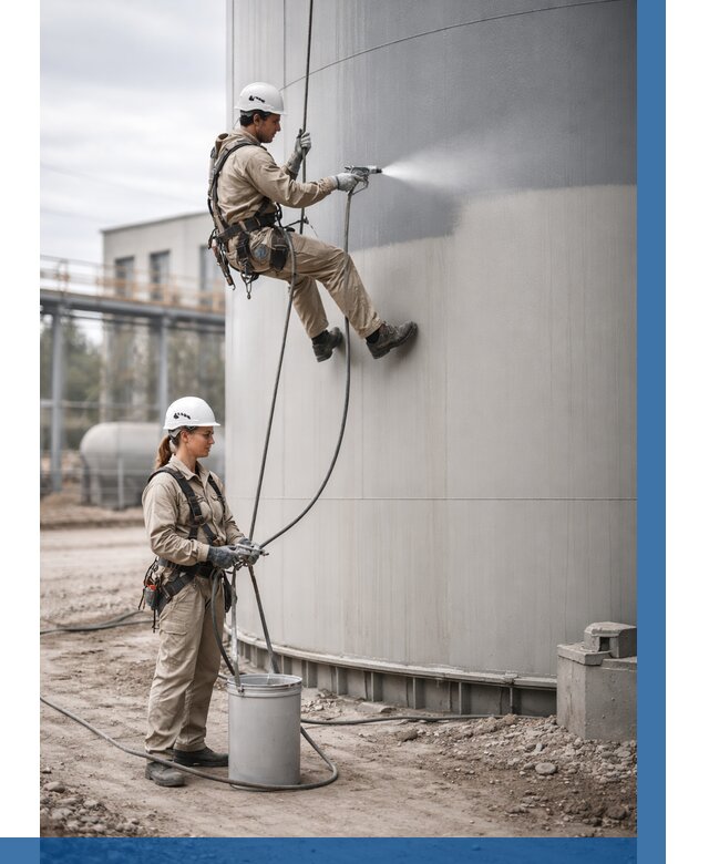 Покраска резервуаров в Железнодорожном от 1230 р. | ВЫСОТНИК-Жлз — заказать