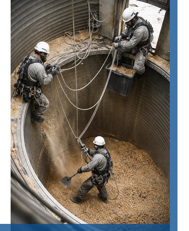 Чистка зерновых бункеров в Железнодорожном от 12305 р. | ВЫСОТНИК-Жлз