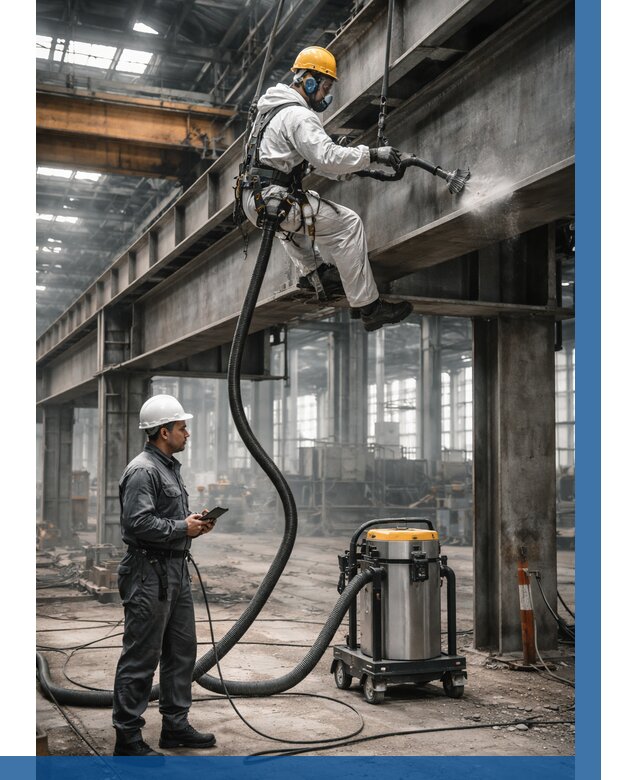 Обеспыливание конструкций в цехе в Железнодорожном от 4307 р. | ВЫСОТНИК-Жлз