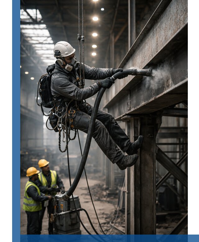 Обеспыливание конструкций в цехах промышленного производства в Железнодорожном