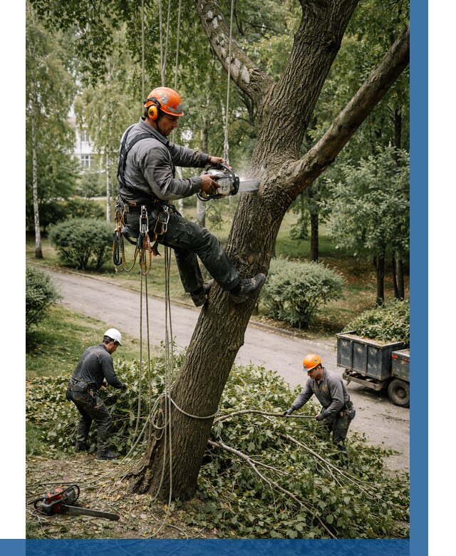 Кронирование деревьев в Железнодорожном от 6665 р. | ВЫСОТНИК-Жлз