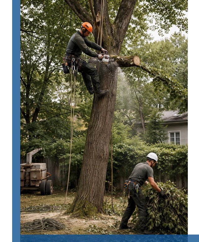 Кронирование деревьев в Железнодорожном, безопасная высотная обрезка