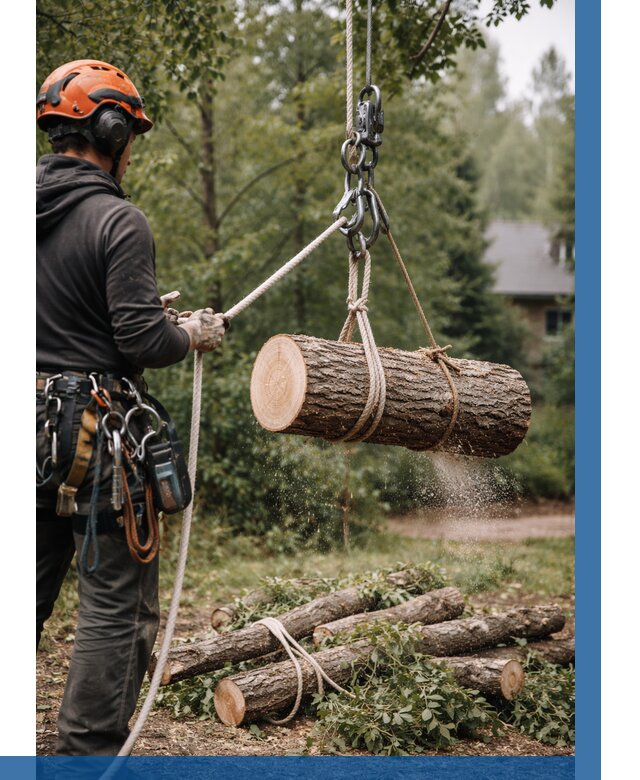 Валка деревьев частями в Железнодорожном от 7691 р. | ВЫСОТНИК-Жлз