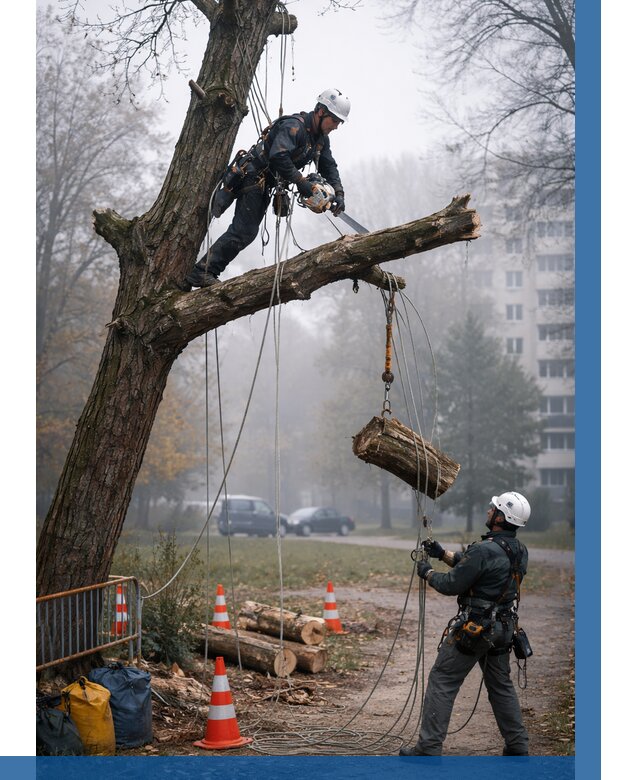 Удаление аварийных деревьев в Железнодорожном от 15381 р. | ВЫСОТНИК-Жлз