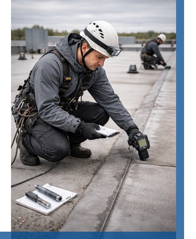 Обследование кровли на протечки в Железнодорожном от 4614 р. | ВЫСОТНИК-Жлз