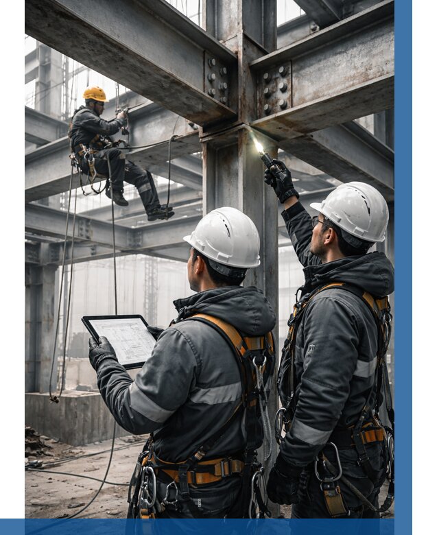 Обследование металлоконструкций в Железнодорожном от 5640 р. | ВЫСОТНИК-Жлз